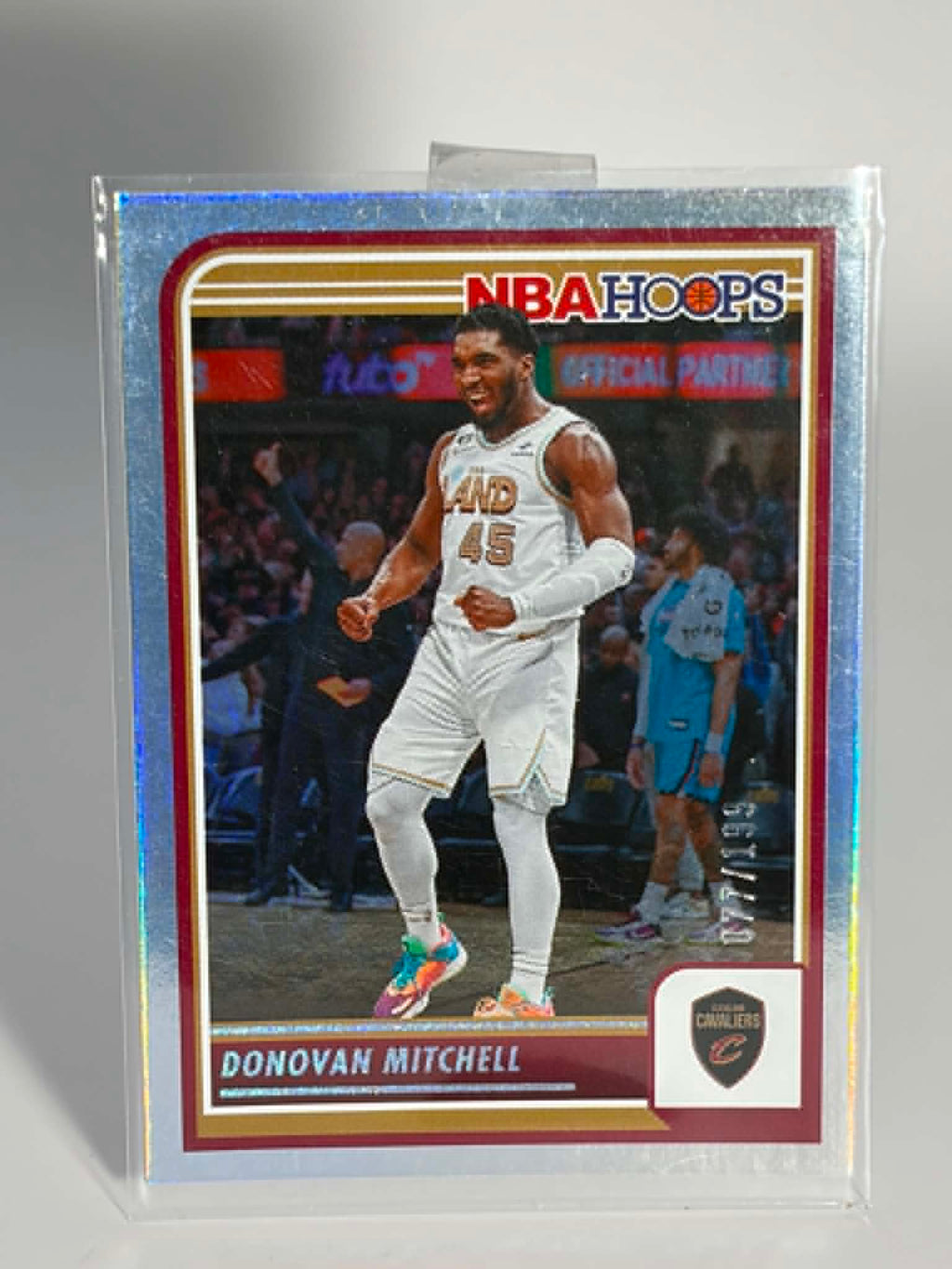 Donovan Mitchell 2023-24 NBA Hoops Silver Holo Parallel