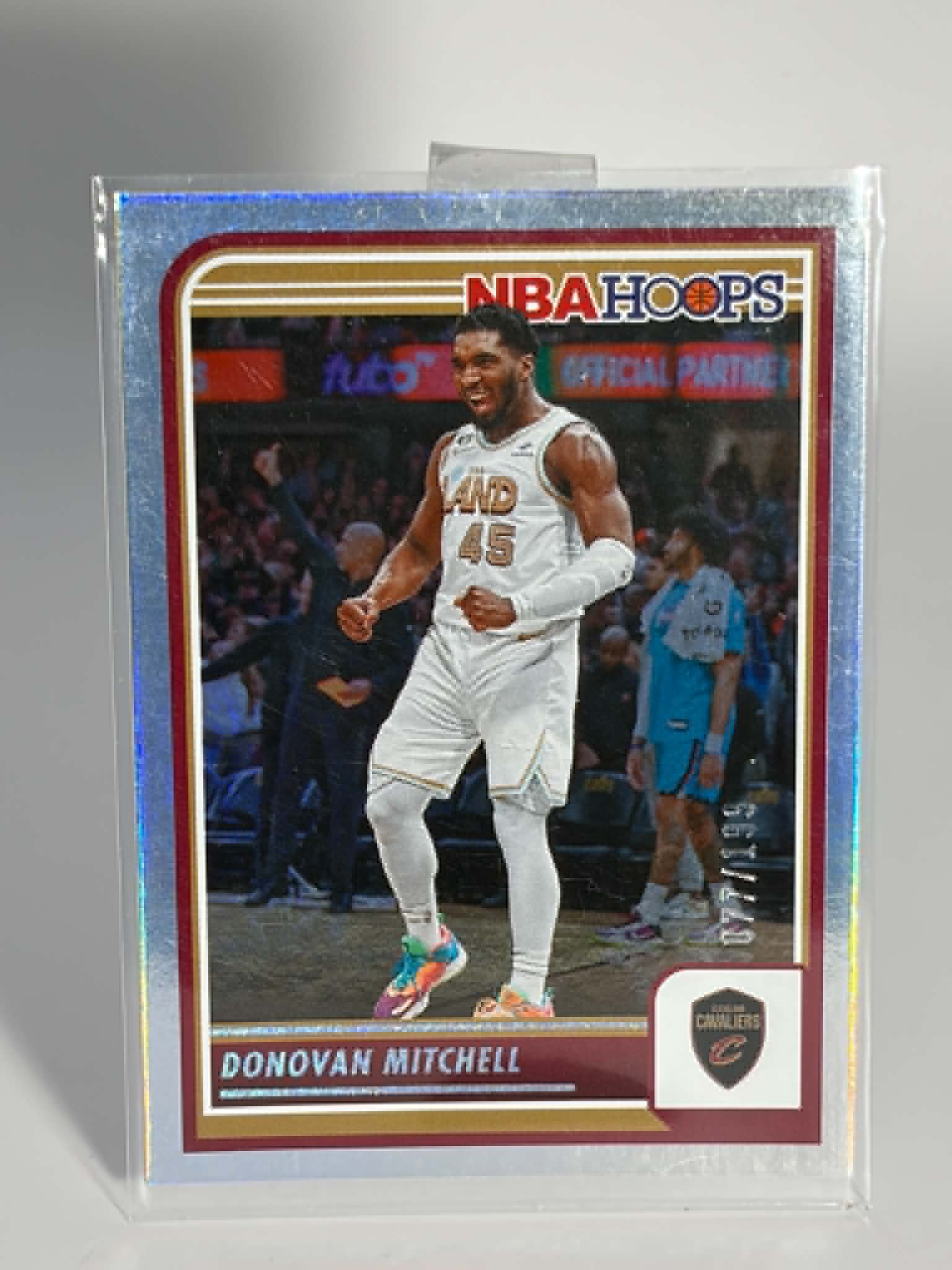 Donovan Mitchell 2023-24 NBA Hoops Silver Holo Parallel